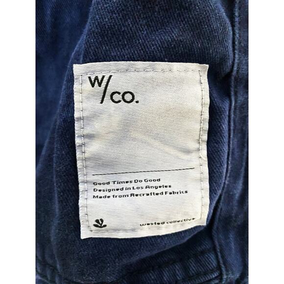 Wasted Co Mens Blue Bubble Pocket Short Made From Recycled Fabric One Of A Kind - Picture 7 of 7